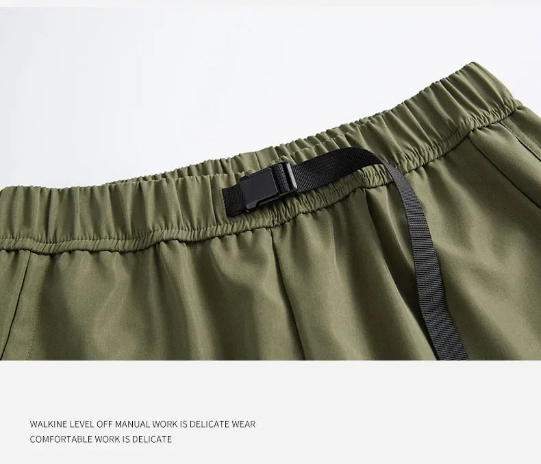 Thin workwear pants for men 2025 new style summer loose straight-leg men's pants wide-leg casual pants