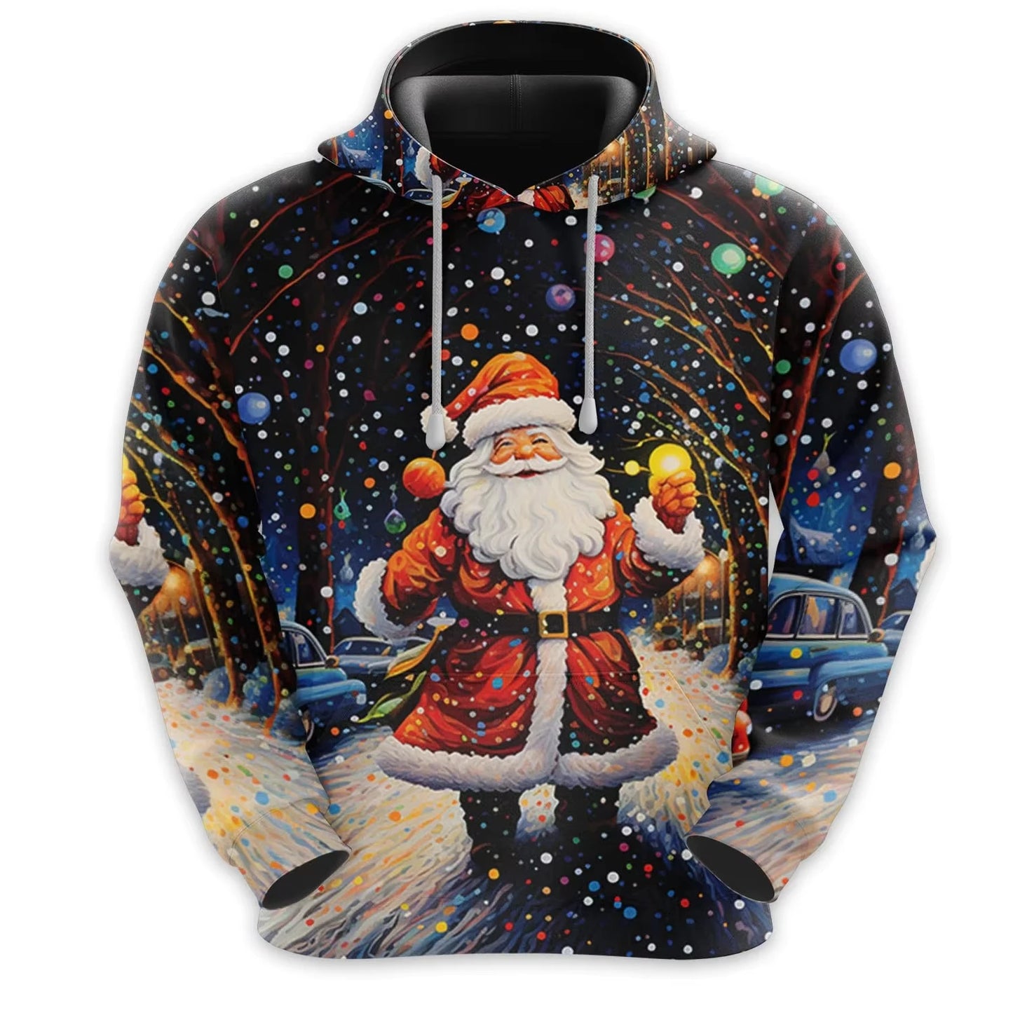 Merry Christmas Hoodies For Men Clothes Harajuku Santa Reindeer Hoodie Hoody Xmas Funny Gift Kid Streetwear Women Hoodies