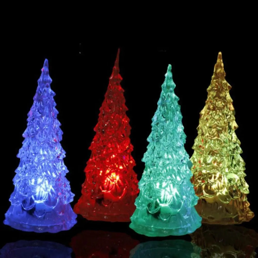 LED Glowing Christmas Tree Light Festive Table Decor