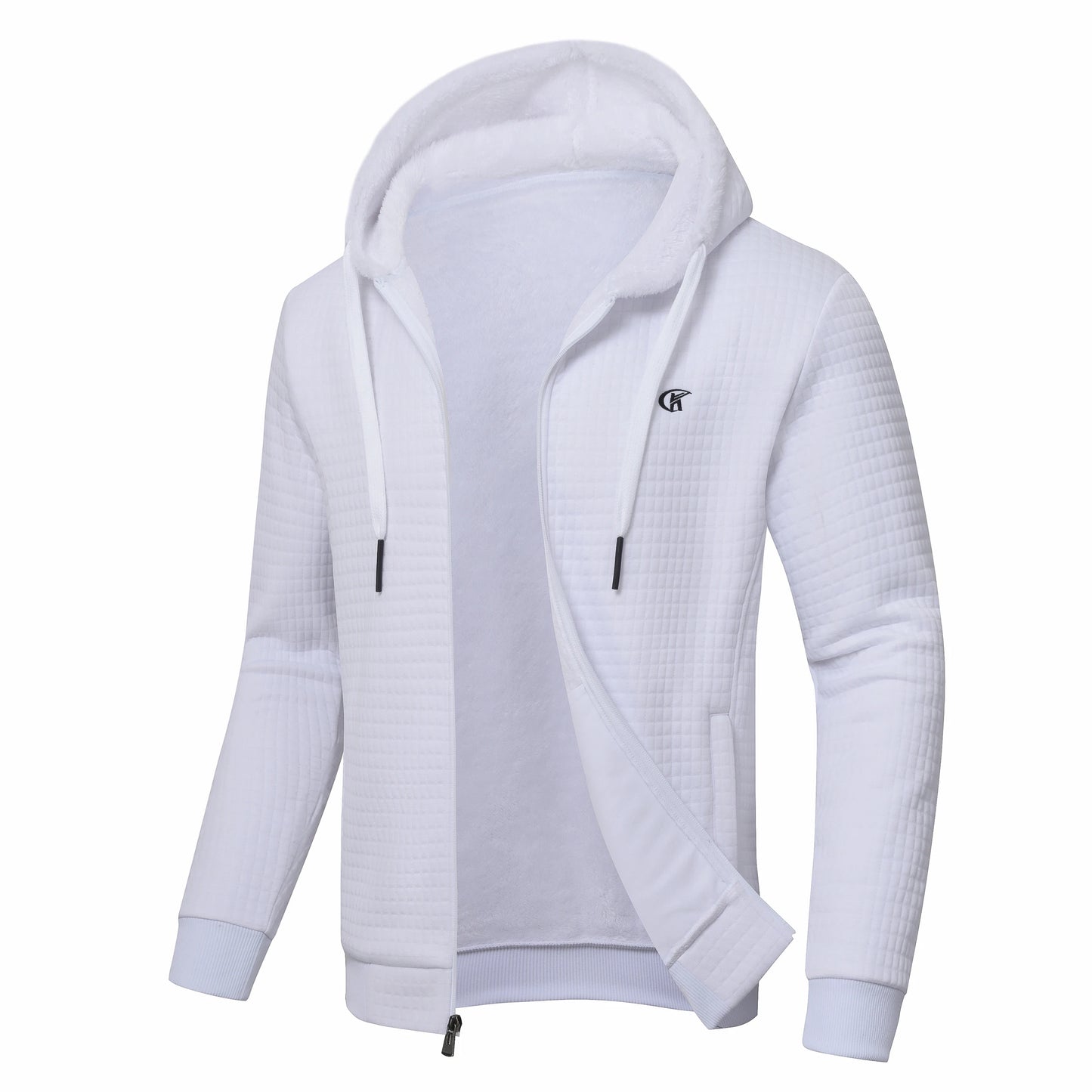 Men's Winter Warm Jackets Casual Hooded Plaid Shirts Thick Windbreaker Coat Hooded Fashion Streetwear 5XL