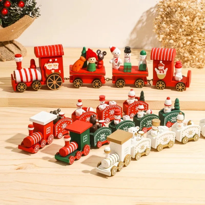 Christmas Decorations for Home Cristmas Ornament Christmas Train Merry  Xmas Navidad Noel Gifts Happy New Year