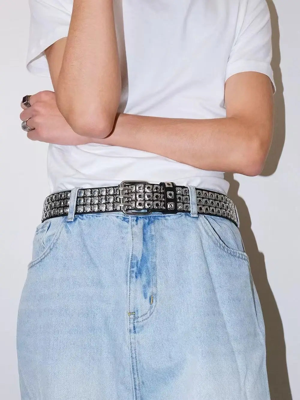 Women's Fashion Belt | Square Bead Belt | The Bargain Basement