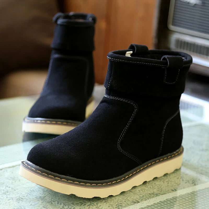 Winter Hot Casual Warm Boots, Fashionable and Versatile Simple and Fashionable for Outdoor Walks Classic Fashionable Men's Boots