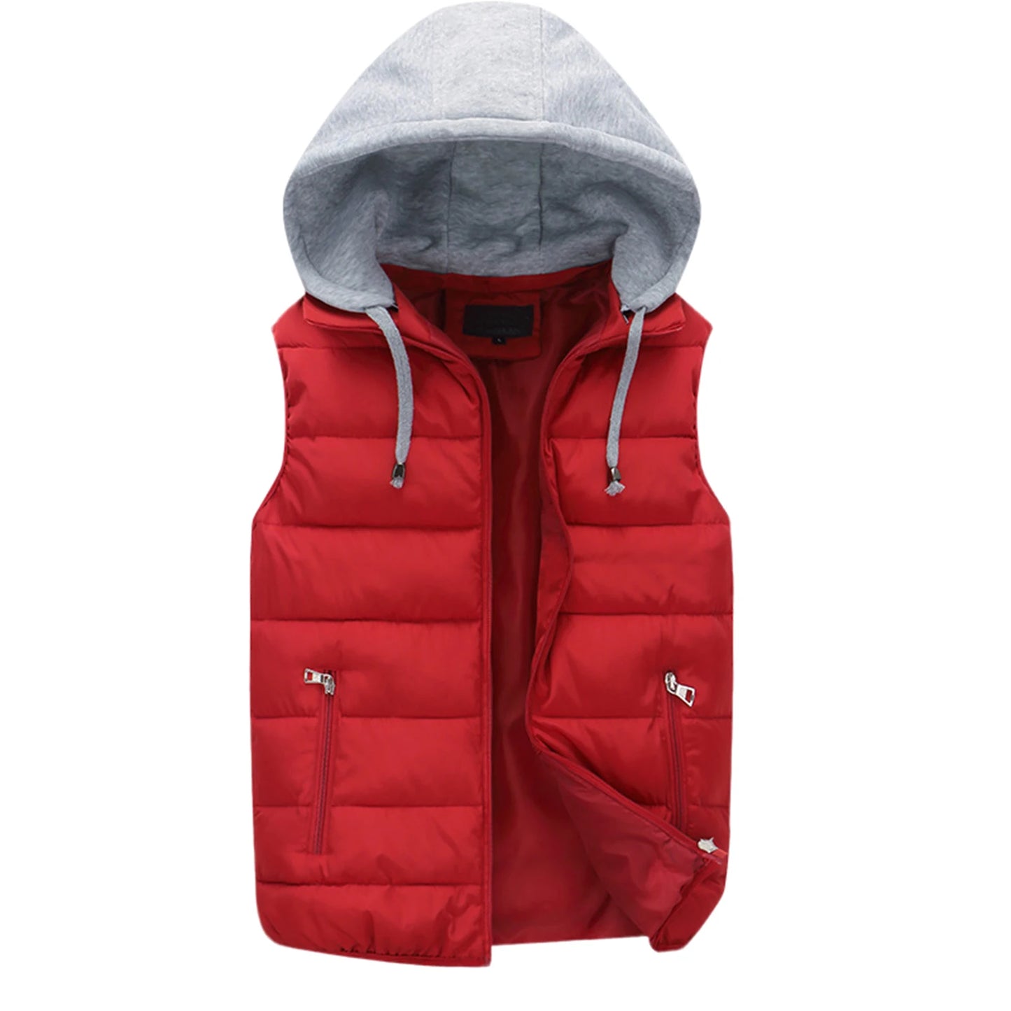 Winter Men'S Comfortable Casual And Fashionable Down Cotton Outdoor Vest Windproof And Warm Coat Suitable For Daily Wear