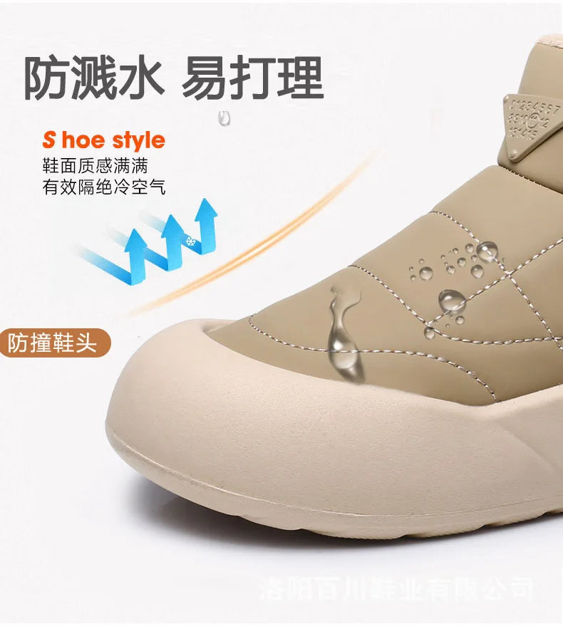 Winter Snow Boots for Women Fashion Women's Cotton Shoes Warm Waterproof Non-slip Women's Snow Boots Botas Mujer 2024 Tendencia