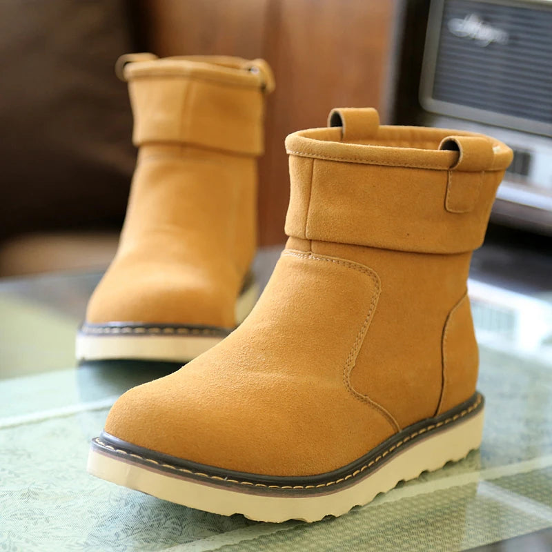 Winter Hot Casual Warm Boots, Fashionable and Versatile Simple and Fashionable for Outdoor Walks Classic Fashionable Men's Boots