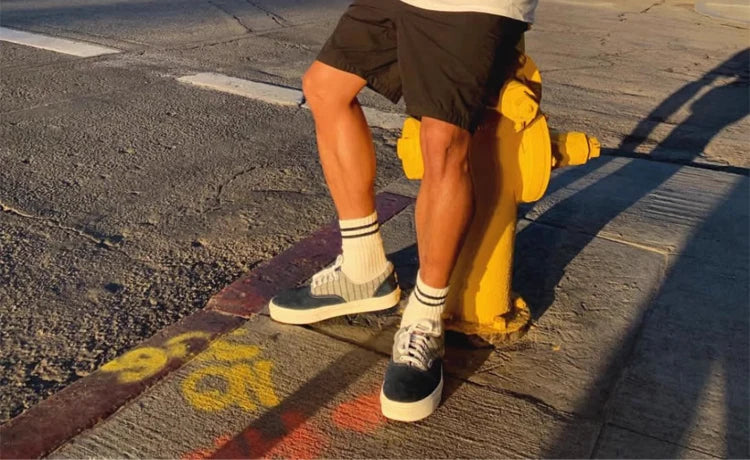 Youwenlu Men's Workwear orts Summer Trendy Loose American Sle Casual Straight Leg Wide Leg Sports Five-Quarter Pants