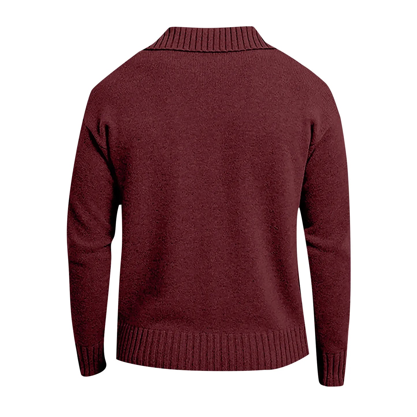 Winter Men'S Knitted Sweater Casual Coat Fashion Loose Cardigan Warm  Jacket Sweater  Stand Collar Knitting Coat Autumn