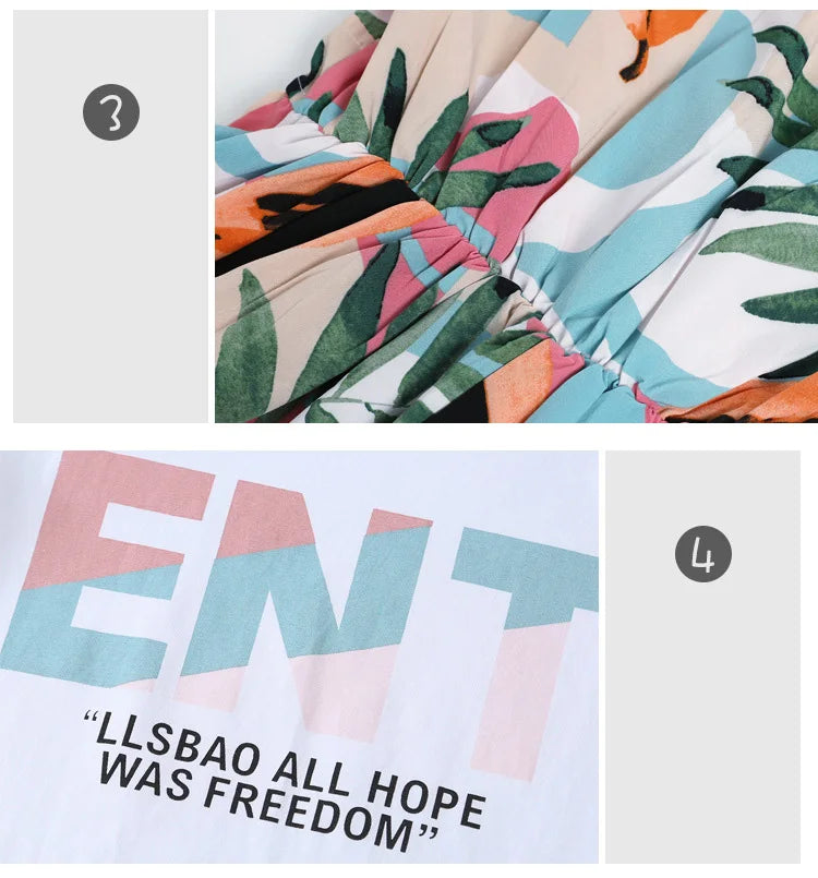 Family Matching Outfits Summer Beach Mother Daughter  Dresses Dad Son T-shirt & Shorts Family Look Couple Matching Outfit