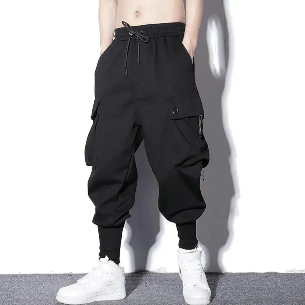 Workwear Pants for Men, Trendy Men's Clothing Spring and Autumn, Trendy Brand Workwear Pants  Men's Sport Harem Trousers Male