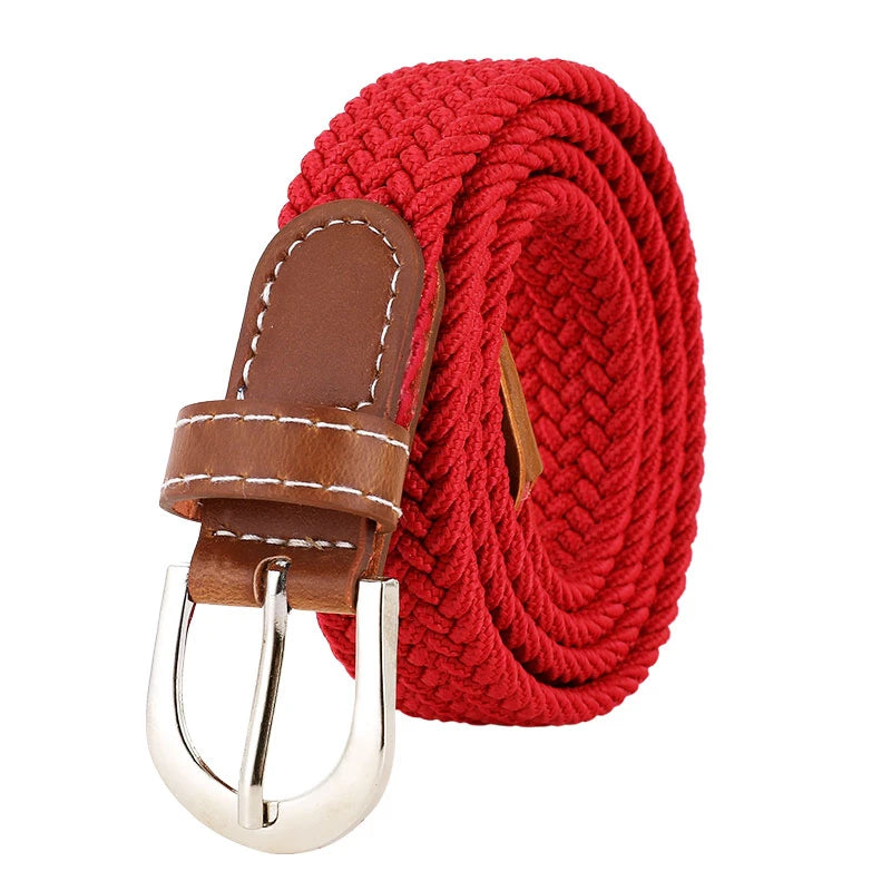 Women's Woven Belt | Elastic Woven Belt | The Bargain Basement
