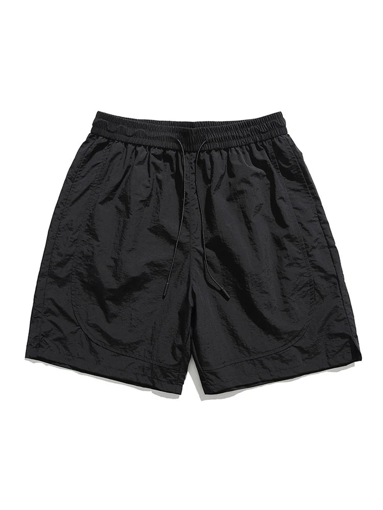 Youwenlu Men's Workwear orts Summer Trendy Loose American Sle Casual Straight Leg Wide Leg Sports Five-Quarter Pants