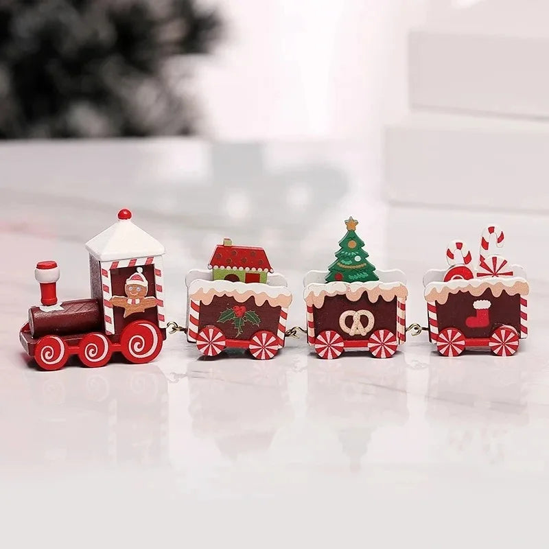 Christmas Decorations for Home Cristmas Ornament Christmas Train Merry  Xmas Navidad Noel Gifts Happy New Year