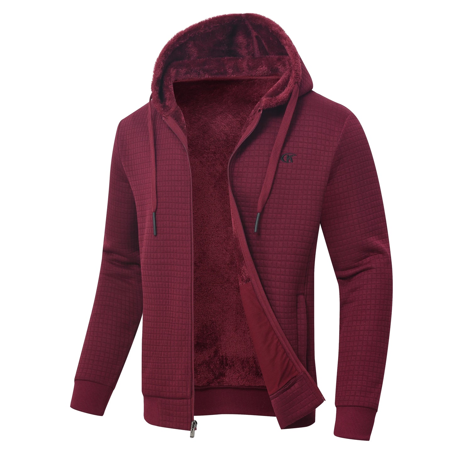 Men's Winter Warm Jackets Casual Hooded Plaid Shirts Thick Windbreaker Coat Hooded Fashion Streetwear 5XL