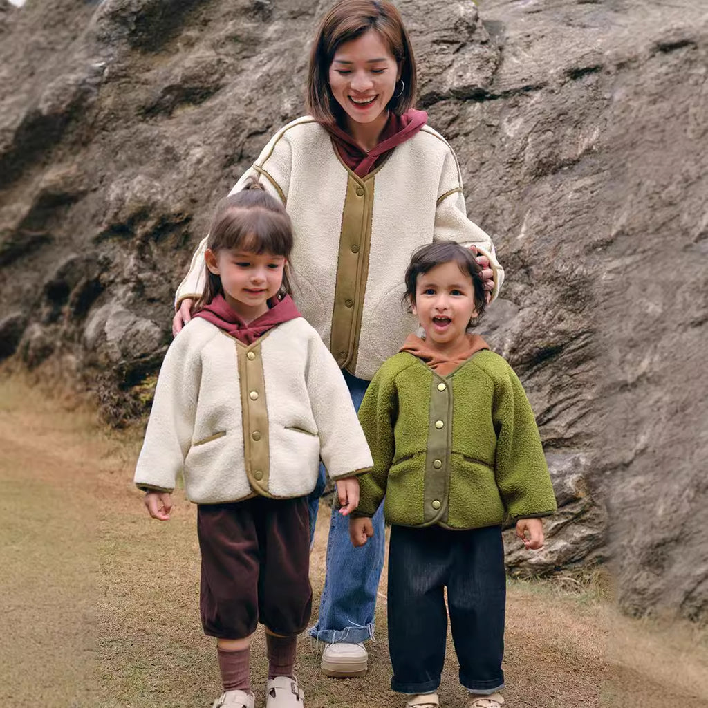 Casual Cardigan Boys And Girls Tops Parent-child Clothes